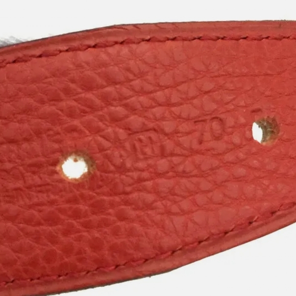 HERMES CONSTANCE H BELT POTIRON LEATHER MENS BELT/R3485 - Picture 9 of 12